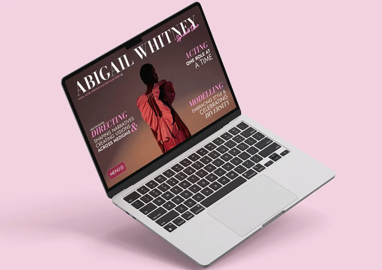 Abigail Whitney: Website Presentation GIF